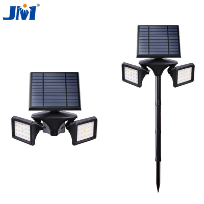 Waterproof Garden Solar Ground Flood Lights IP65 3.5W Dual Head High Brightness